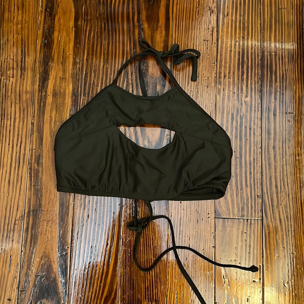 Hunter green Bikini top
